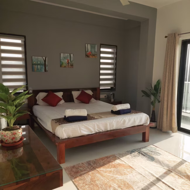 Luxury villa in Old Goa with private pool and valley view